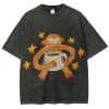 Star Monkey Unisex Vintage Washed Tee